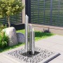 Silver stainless steel garden fountain 48x34x88 cm by vidaXL, Fountains and waterfalls - Ref: Foro24-48090, Price: 341,21 €, ...