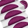 Stair tread mats 15 pcs purple 56x17x3 cm by vidaXL, Stair mats - Ref: Foro24-133897, Price: 64,25 €, Discount: %