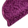 Stair tread mats 15 pcs purple 56x17x3 cm by vidaXL, Stair mats - Ref: Foro24-133897, Price: 64,25 €, Discount: %