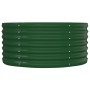 Green powder coated steel flower bed planter 152x80x36 cm by vidaXL, Pots and planters - Ref: Foro24-318913, Price: 50,94 €, ...