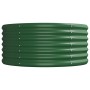 Green powder coated steel flower bed planter 224x80x36 cm by vidaXL, Pots and planters - Ref: Foro24-318918, Price: 55,97 €, ...