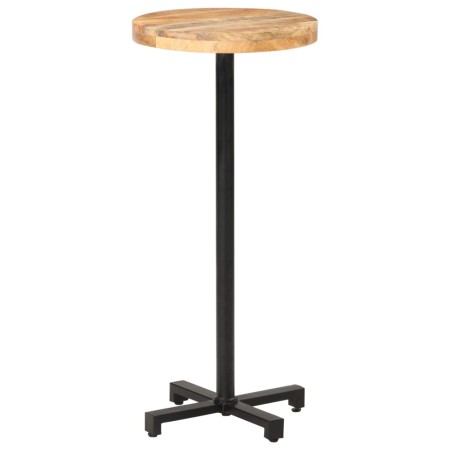 Round high bar table in rough mango wood Ø50x110 cm by vidaXL, Kitchen and dining tables - Ref: Foro24-320271, Price: 125,39 ...