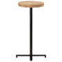 Round high bar table in rough mango wood Ø50x110 cm by vidaXL, Kitchen and dining tables - Ref: Foro24-320271, Price: 125,39 ...