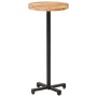 Round high bar table in rough mango wood Ø50x110 cm by vidaXL, Kitchen and dining tables - Ref: Foro24-320271, Price: 125,39 ...