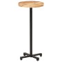 Round high bar table in rough mango wood Ø50x110 cm by vidaXL, Kitchen and dining tables - Ref: Foro24-320271, Price: 125,39 ...