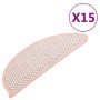 Self-adhesive sisal stair mat 15 pcs red 56x17x3 cm by vidaXL, Stair mats - Ref: Foro24-326864, Price: 82,12 €, Discount: %