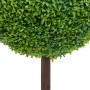 Ball-shaped artificial boxwood plant with green pot 50 cm by vidaXL, artificial flora - Ref: Foro24-336509, Price: 39,76 €, D...