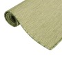 Alfombra de exterior de tejido plano verde 80x250 cm de vidaXL, Alfombras - Ref: Foro24-340807, Precio: 35,57 €, Descuento: %