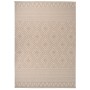 Brown striped flat weave outdoor rug 140x200 cm by vidaXL, Rugs - Ref: Foro24-340866, Price: 42,28 €, Discount: %