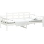 Solid white pine wood sofa bed 80x200 cm by vidaXL, Beds and slatted bases - Ref: Foro24-820333, Price: 122,99 €, Discount: %