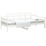 Solid white pine wood sofa bed 90x190 cm by vidaXL, Beds and slatted bases - Ref: Foro24-820338, Price: 110,73 €, Discount: %