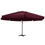 Garden umbrella with burgundy red aluminum pole 600 cm by vidaXL, Umbrellas - Ref: Foro24-47374, Price: 295,12 €, Discount: %