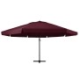 Garden umbrella with burgundy red aluminum pole 600 cm by vidaXL, Umbrellas - Ref: Foro24-47374, Price: 295,12 €, Discount: %