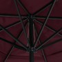 Garden umbrella with burgundy red aluminum pole 600 cm by vidaXL, Umbrellas - Ref: Foro24-47374, Price: 295,12 €, Discount: %