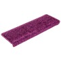 Stair tread mats 15 pcs purple 65x21x4 cm by vidaXL, Stair mats - Ref: Foro24-134580, Price: 74,33 €, Discount: %