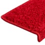 Alfombras de peldaños de escalera 15 uds rojo 65x21x4 cm de vidaXL, Alfombrillas para escalones - Ref: Foro24-134582, Precio:...