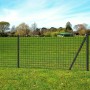 Euro Gray Steel Fence 10x0.8 m by vidaXL, fence panels - Ref: Foro24-142464, Price: 147,70 €, Discount: %