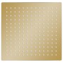 Cabezal ducha efecto lluvia acero inox cuadrado dorado 25x25cm de vidaXL, Cabezales de ducha - Ref: Foro24-147709, Precio: 27...