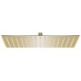 Cabezal ducha efecto lluvia acero inox cuadrado dorado 40x30cm de vidaXL, Cabezales de ducha - Ref: Foro24-147714, Precio: 47...