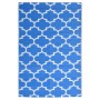 Alfombra de exterior PP azul 190x290 cm de vidaXL, Protectores para exterior - Ref: Foro24-317001, Precio: 52,82 €, Descuento: %