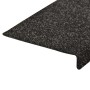 Alfombrilla de escaleras 15 uds tela punzonada negro 65x21x4 cm de vidaXL, Alfombrillas para escalones - Ref: Foro24-134563, ...