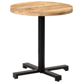 Runder Bistrotisch aus rauem Mangoholz Ø70x75 cm von vidaXL, Küchen- und Esstische - Ref: Foro24-320267, Preis: 157,84 €, Rab...