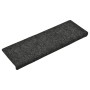 Stair tread mat 15 units punched fabric gray 65x21x4 cm by vidaXL, Stair mats - Ref: Foro24-134562, Price: 45,29 €, Discount: %