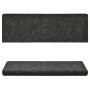 Stair tread mat 15 units punched fabric gray 65x21x4 cm by vidaXL, Stair mats - Ref: Foro24-134562, Price: 45,29 €, Discount: %