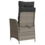 Garden recliners with footrest 2 pcs gray PE rattan by vidaXL, Garden chairs - Ref: Foro24-365291, Price: 266,90 €, Discount: %