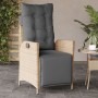 Liegestuhl für den Garten, 2 Stück, PE-Rattan, Beige-Mix von vidaXL, Gartenstühle - Ref: Foro24-365293, Preis: 264,26 €, Raba...