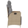 Liegestuhl für den Garten, 2 Stück, PE-Rattan, Beige-Mix von vidaXL, Gartenstühle - Ref: Foro24-365293, Preis: 264,26 €, Raba...