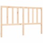 Double bed frame with solid wood headboard by vidaXL, Beds and slatted bases - Ref: Foro24-3193861, Price: 137,46 €, Discount: %