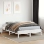 Estructura de cama madera maciza de pino blanco 120x200 cm de vidaXL, Camas y somieres - Ref: Foro24-842703, Precio: 111,77 €...