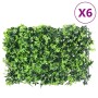   Künstlicher Laubzaun 6 Stück grün 40x60 cm von vidaXL, Garten - Ref: Foro24-366644, Preis: 73,77 €, Rabatt: %