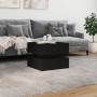 Coffee table with LED lights black 50x50x40 cm by vidaXL, Coffee table - Ref: Foro24-839855, Price: 85,75 €, Discount: %