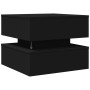 Coffee table with LED lights black 50x50x40 cm by vidaXL, Coffee table - Ref: Foro24-839855, Price: 85,75 €, Discount: %