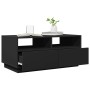 Mesa de centro con luces LED negro 90x49x40 cm de vidaXL, Mesas de centro - Ref: Foro24-839834, Precio: 114,64 €, Descuento: %