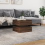 Coffee table with LED lights oak brown 50x50x40 cm by vidaXL, Coffee table - Ref: Foro24-839860, Price: 76,11 €, Discount: %