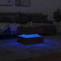 Coffee table with LED lights oak brown 50x50x40 cm by vidaXL, Coffee table - Ref: Foro24-839860, Price: 76,11 €, Discount: %