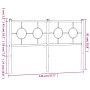 Kopfteil aus weißem Metall, 140 cm von vidaXL, Kopf- und Fußteile - Ref: Foro24-376308, Preis: 40,99 €, Rabatt: %