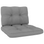 Garden furniture and cushions set 3 pieces impregnated pine wood