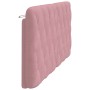 Pink velvet padded bed headboard 180 cm by vidaXL, Headboards and footboards - Ref: Foro24-374744, Price: 76,45 €, Discount: %