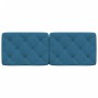 Cabecero de cama acolchado terciopelo azul 140 cm de vidaXL, Cabeceros y pies de cama - Ref: Foro24-374731, Precio: 64,96 €, ...