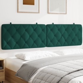 Dark green velvet padded bed headboard 200 cm by vidaXL, Headboards and footboards - Ref: Foro24-374750, Price: 90,99 €, Disc...