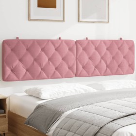 Cabecero de cama acolchado terciopelo rosa 200 cm de vidaXL, Cabeceros y pies de cama - Ref: Foro24-374752, Precio: 89,99 €, ...