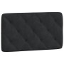 Black velvet padded headboard 90 cm by vidaXL, Headboards and footboards - Ref: Foro24-374710, Price: 41,99 €, Discount: %