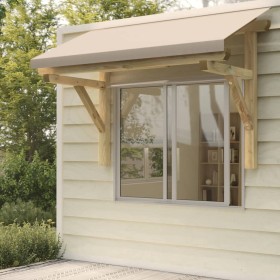 Pérgola de puerta de madera maciza de pino 150x100x100 cm de vidaXL, Toldos - Ref: Foro24-49452, Precio: 127,62 €, Descuento: %