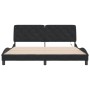 Estructura de cama con luces LED terciopelo negro 180x200 cm de vidaXL, Camas y somieres - Ref: Foro24-3213869, Precio: 258,8...