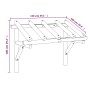 Pérgola de puerta de madera maciza de pino 150x100x100 cm de vidaXL, Toldos - Ref: Foro24-49452, Precio: 148,07 €, Descuento: %