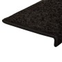 Alfombras de peldaños de escalera 15 uds negro 65x21x4 cm de vidaXL, Alfombrillas para escalones - Ref: Foro24-134576, Precio...